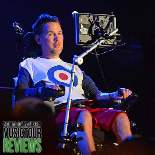 Former Saints safety Steve Gleason  introduced Pearl Jam to the New Orleans crowd from the Voodoo Ritual MainStage ©Jo Anna Jackson | Stardogphotos.com