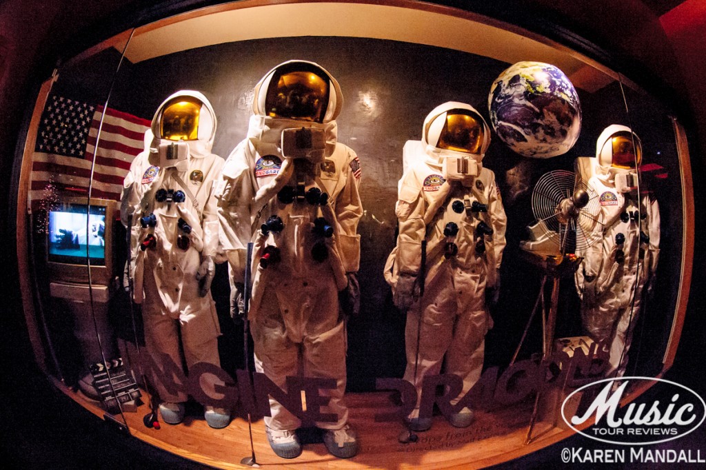 Imagine Dragons Memorabilia Case at the Hard Rock Hotel Dec 30 2013 By Karen Mandall