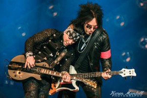 SIXX A.M. in Las Vegas by Karen Mandall
